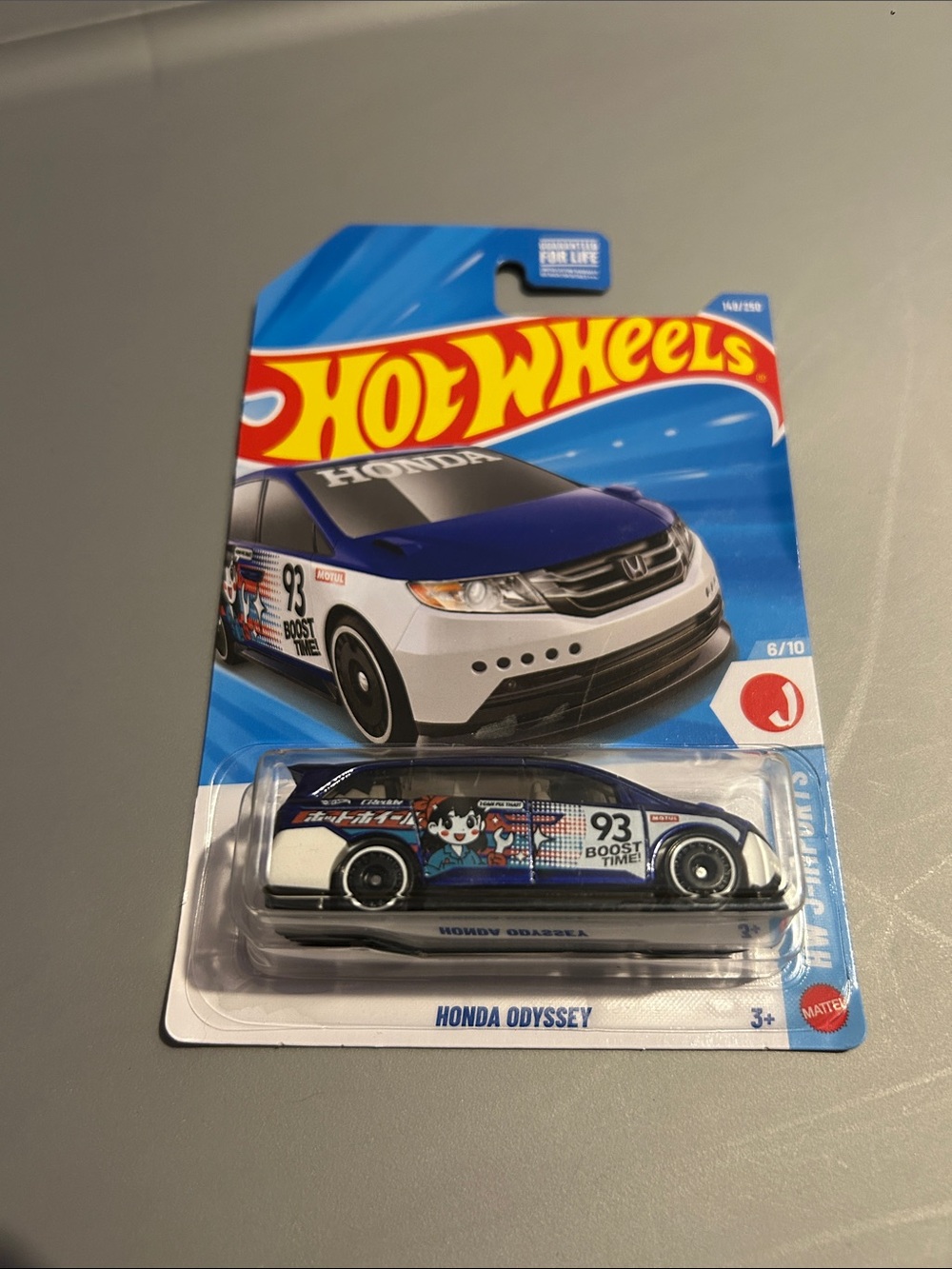 Mattel Hot Wheels Honda Odyssey - Blue & White